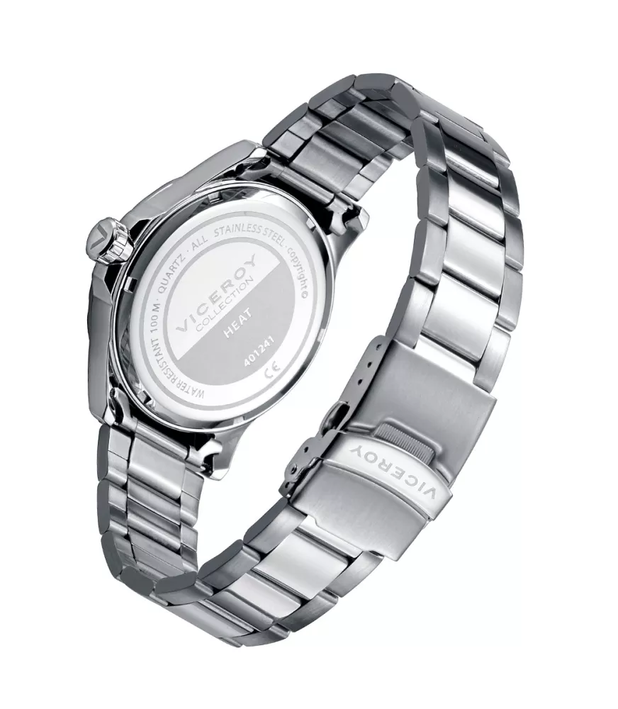 Reloj Viceroy hombre, cuarzo, analógico ,3 agujas y calendario.