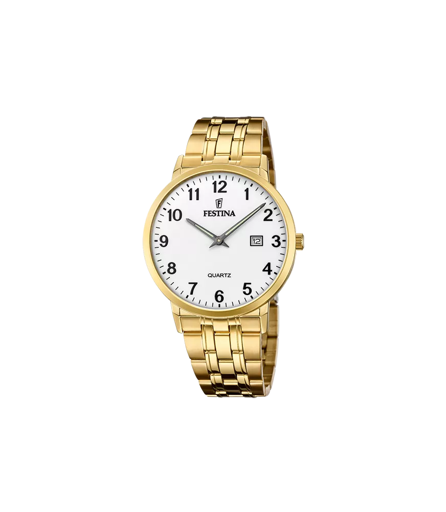 Reloj Festina hombre cuarzo acero dorado F20513/1