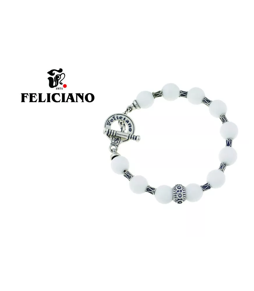 PULSERA PIEDRA NATURAL Y PLATA