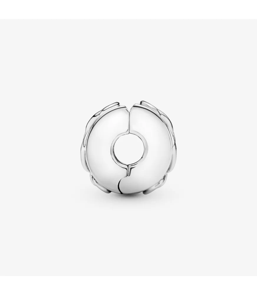 Clip en plata de ley Corazones Anudados