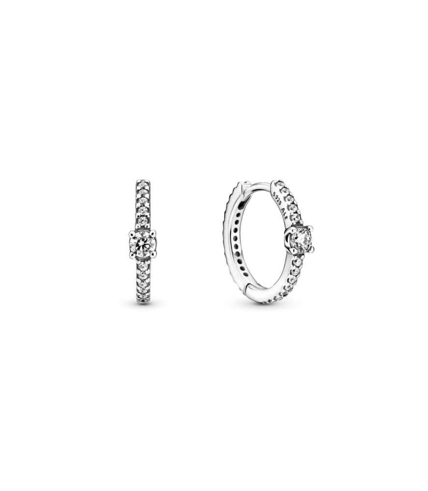 Pendientes Pandora Aro Brillante.