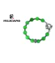 PULSERA PIEDRA NATURAL Y PLATA