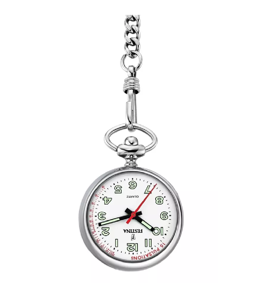 Reloj Festina bolsillo mujer  cuarzo , analógico y 3 agujas.