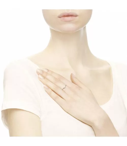 Anillo en plata de ley Deseo Brillante.