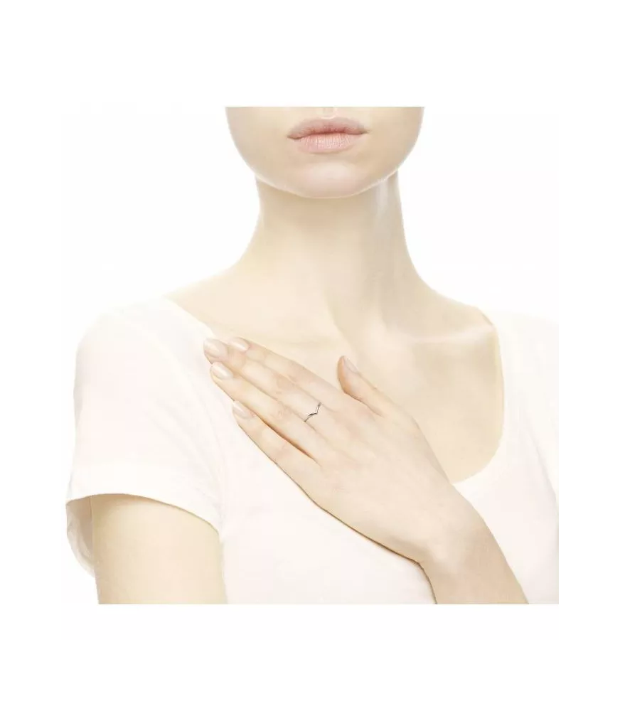 Anillo en plata de ley Deseo Brillante.