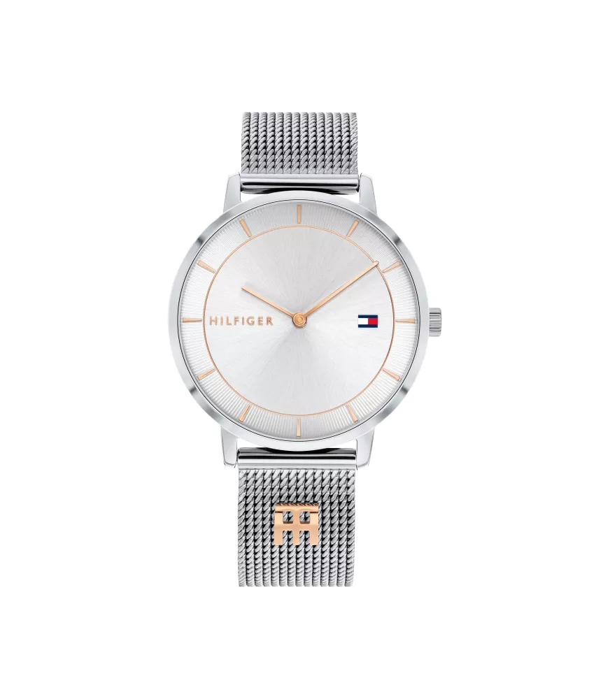 Reloj Tommy Hilfiger, mujer, maquinaria de cuarzo y 2 agujas.