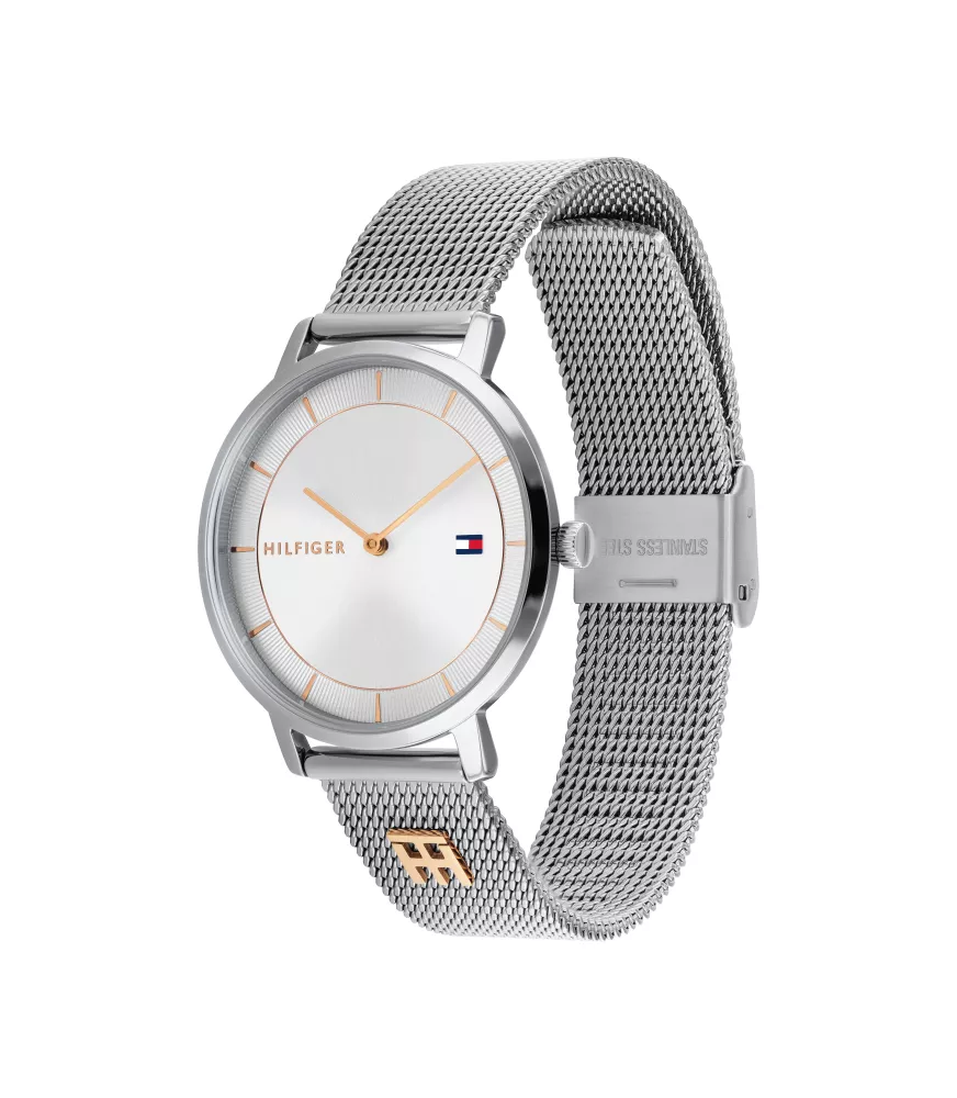 Reloj Tommy Hilfiger, mujer, maquinaria de cuarzo y 2 agujas.