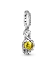 Charm Colgante en plata de ley Infinito & Rosa Bella de Disney