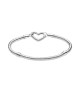 Pulsera Pandora Moments en plata de ley Cadena de Serpiente Cierre Corazón 