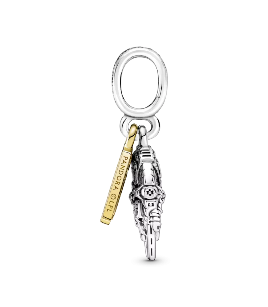 Charm Colgante en plata de ley Halcón Milenario de Star Wars