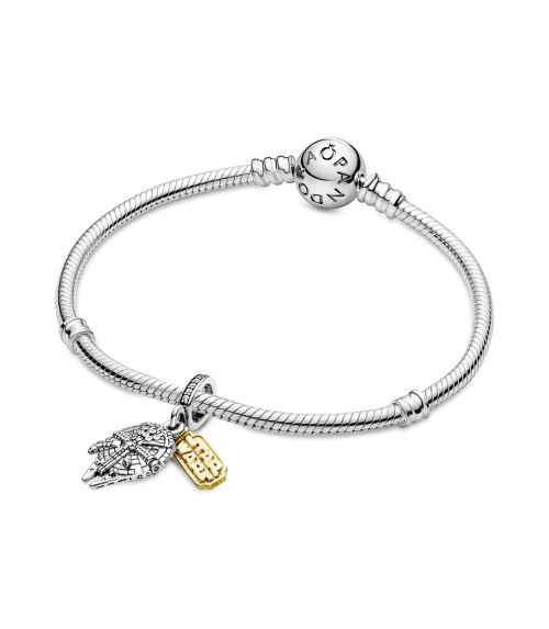Charm Colgante en plata de ley Halcón Milenario de Star Wars