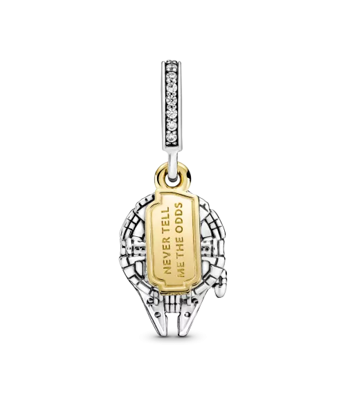 Charm Colgante en plata de ley Halcón Milenario de Star Wars