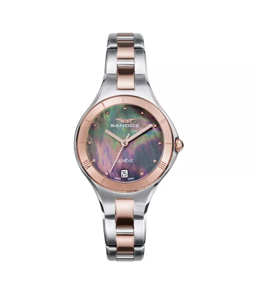 Cuarzo Suizo mujer, 3 agujas y calendario.