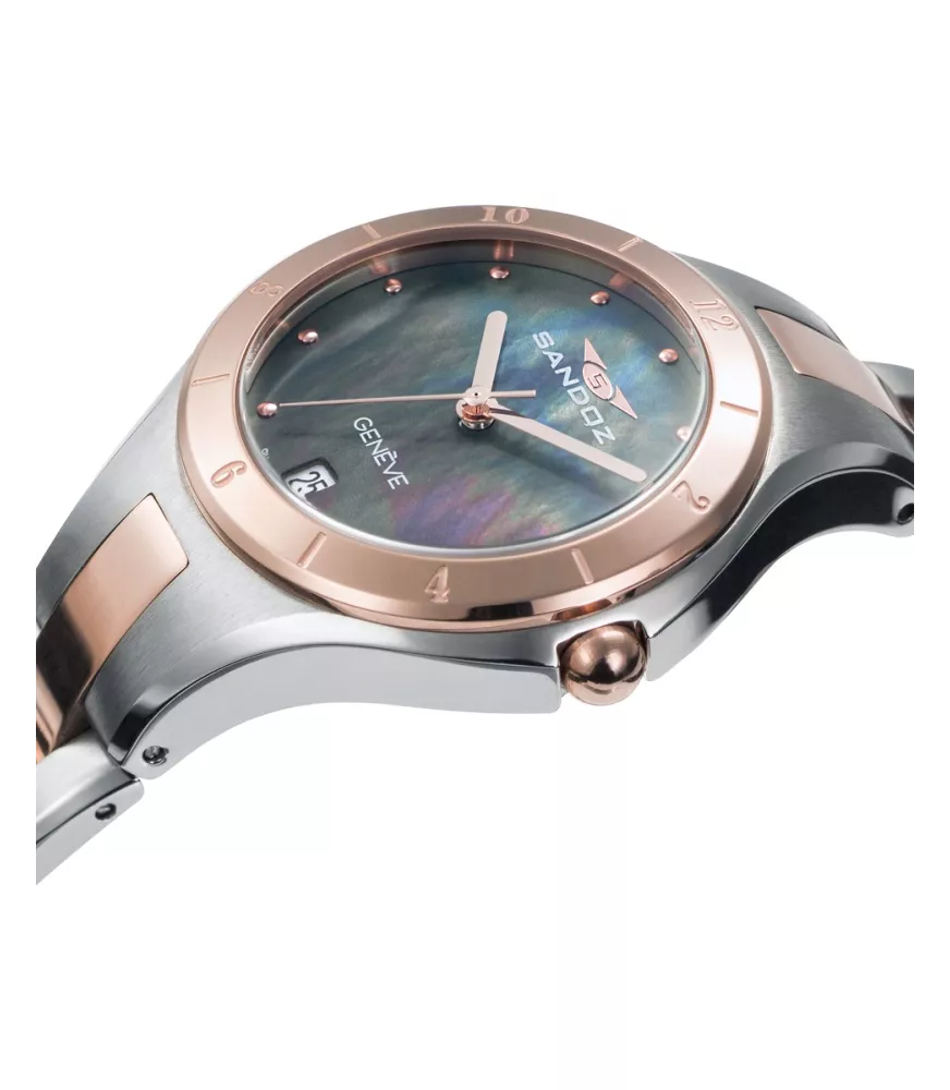 Cuarzo Suizo mujer, 3 agujas y calendario.