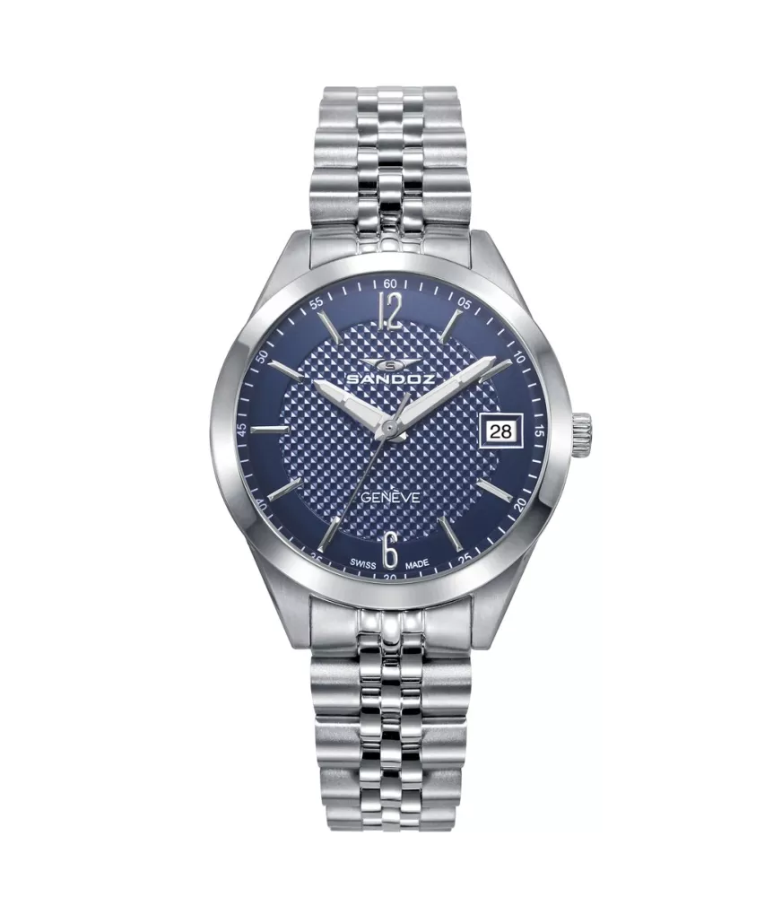 Cuarzo Suizo mujer, 3 agujas y calendario.