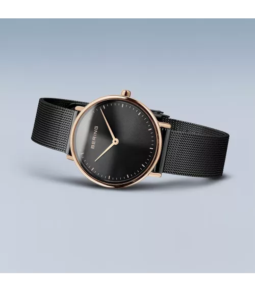 Reloj Bering Ultraslim negro 15729-166
