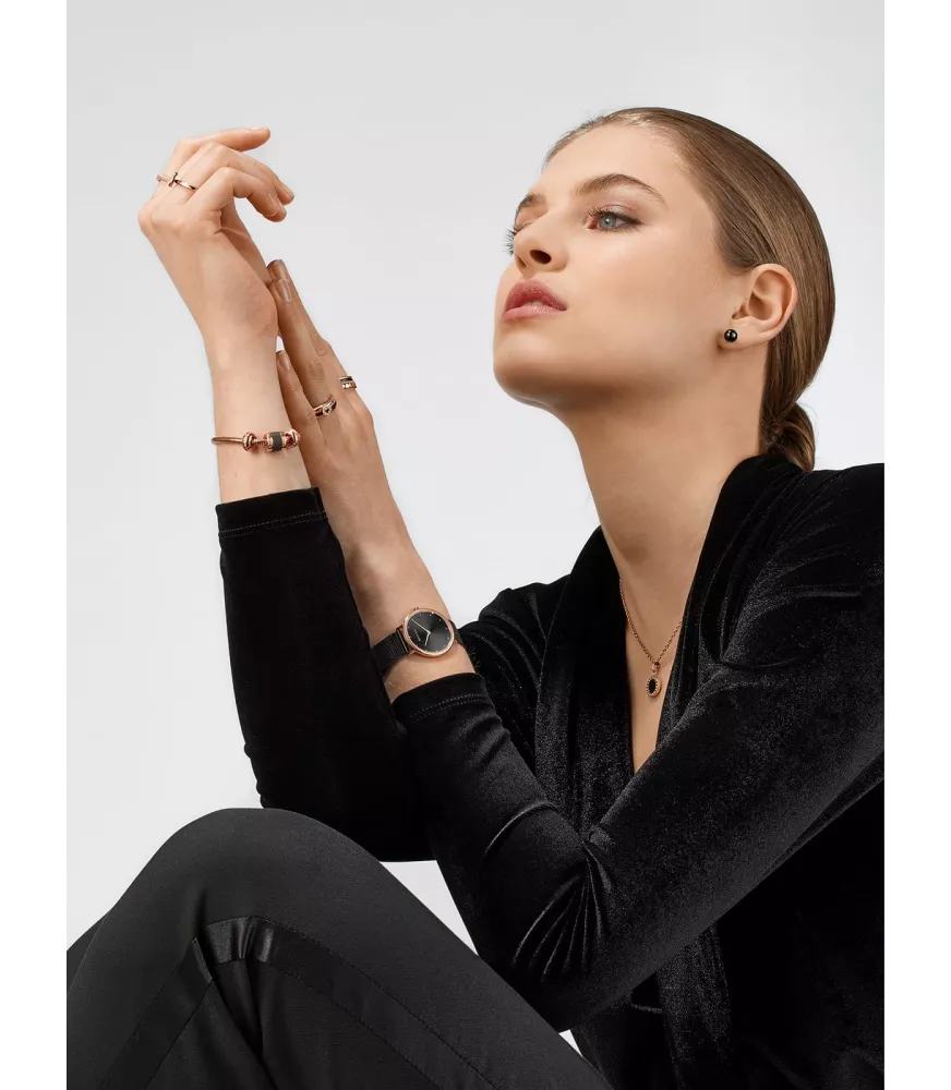 Reloj Bering Ultraslim negro 15729-166