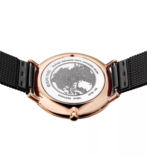 Reloj Bering Ultraslim negro 15729-166