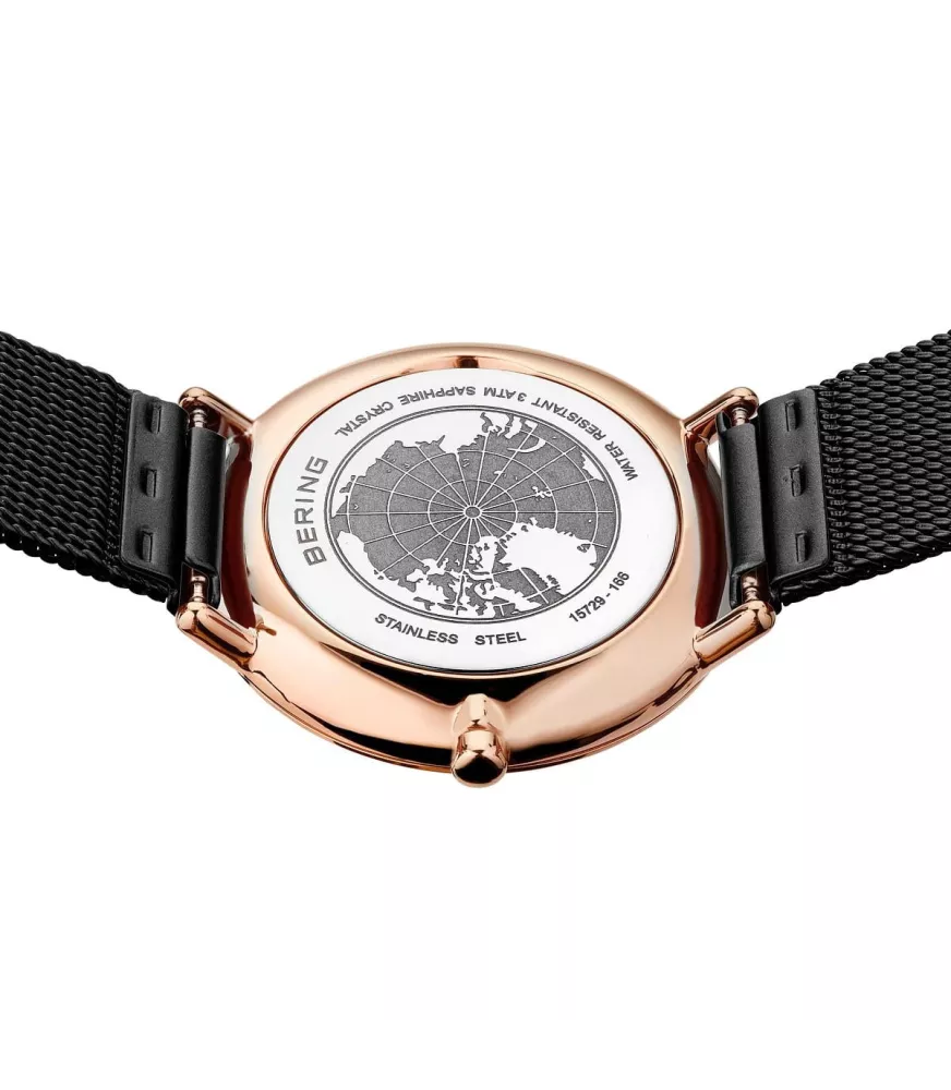 Reloj Bering Ultraslim negro 15729-166