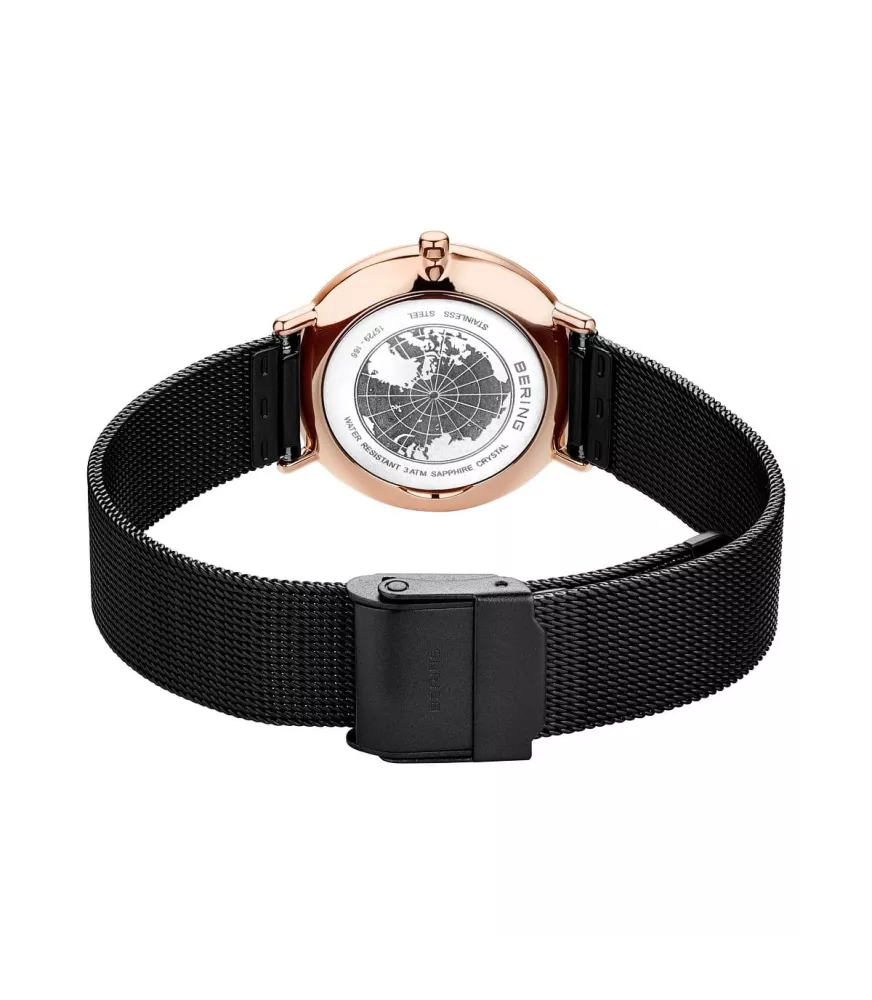 Reloj Bering Ultraslim negro 15729-166