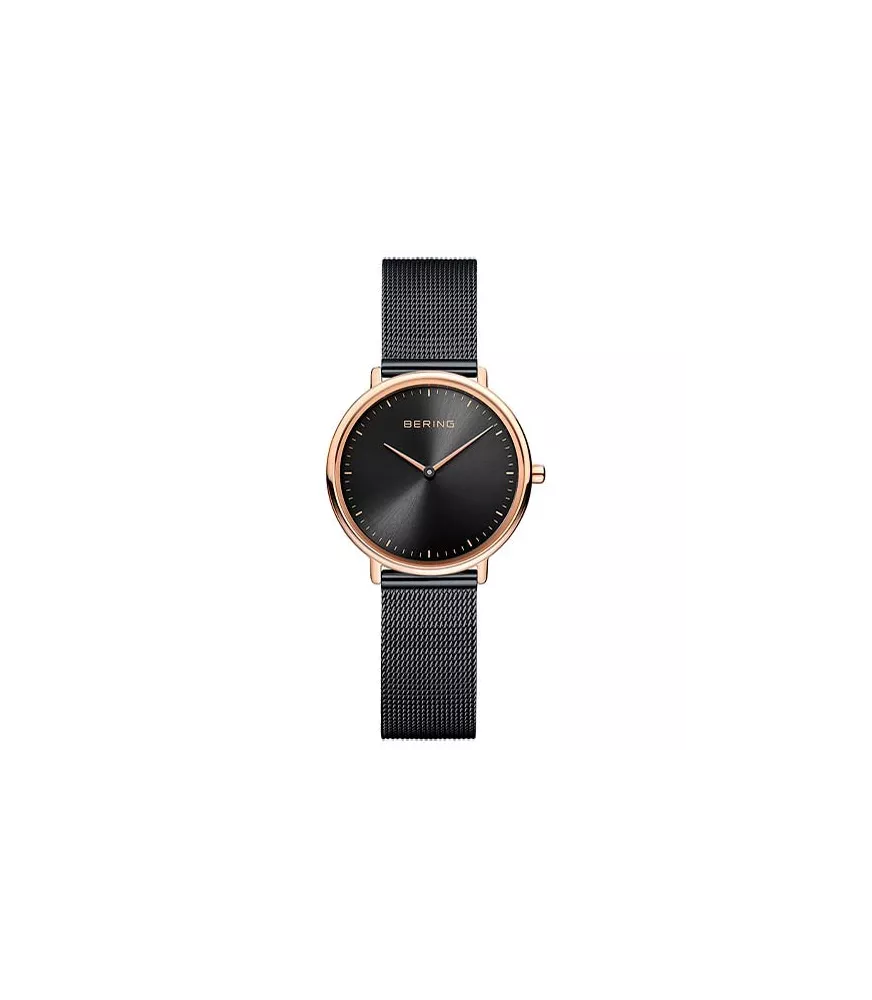 Reloj Bering Ultraslim negro 15729-166