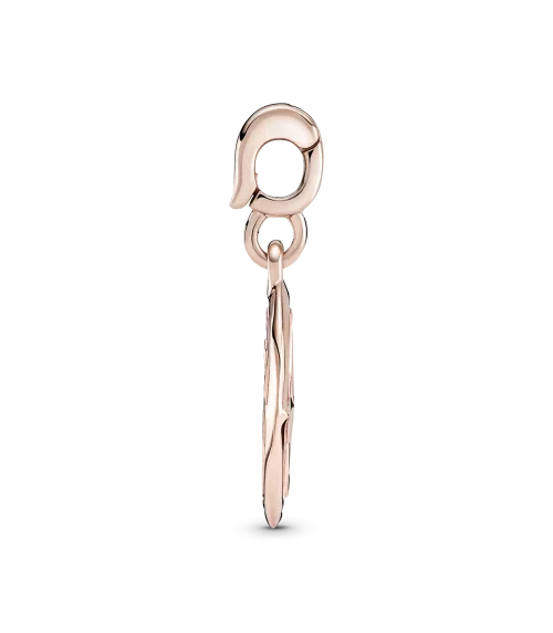 Medallón con recubrimiento en oro rosa de 14k Rayos de Vida Pandora ME