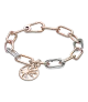 Medallón con recubrimiento en oro rosa de 14k Rayos de Vida Pandora ME