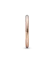 Anillo con recubrimiento en oro rosa de 14k Línea Pandora ME