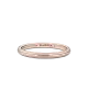 Anillo con recubrimiento en oro rosa de 14k Línea Pandora ME