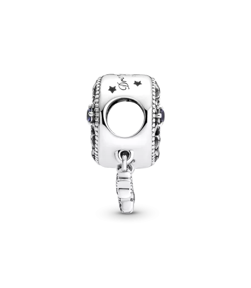 Charm en plata de ley Estrella & Luna Creciente