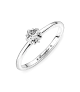 Anillo Solitario en plata de ley Estrella Brillante Celestial