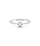 Anillo Solitario en plata de ley Estrella Brillante Celestial