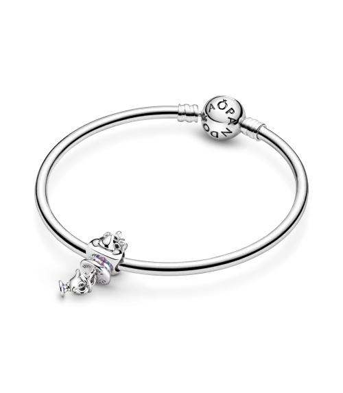 Charm Colgante en plata de ley Sra. Potts y Chip La Bella y la Bestia de Disney