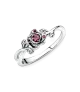 Anillo en plata de ley Rosa de la Bella y la Bestia de Disney