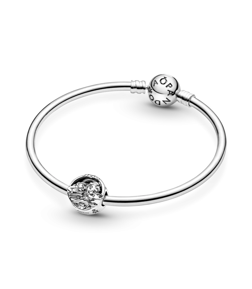 Charm en plata de ley La Bella y la Bestia de Disney