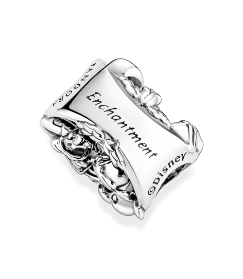 Charm en plata de ley La Bella y la Bestia de Disney