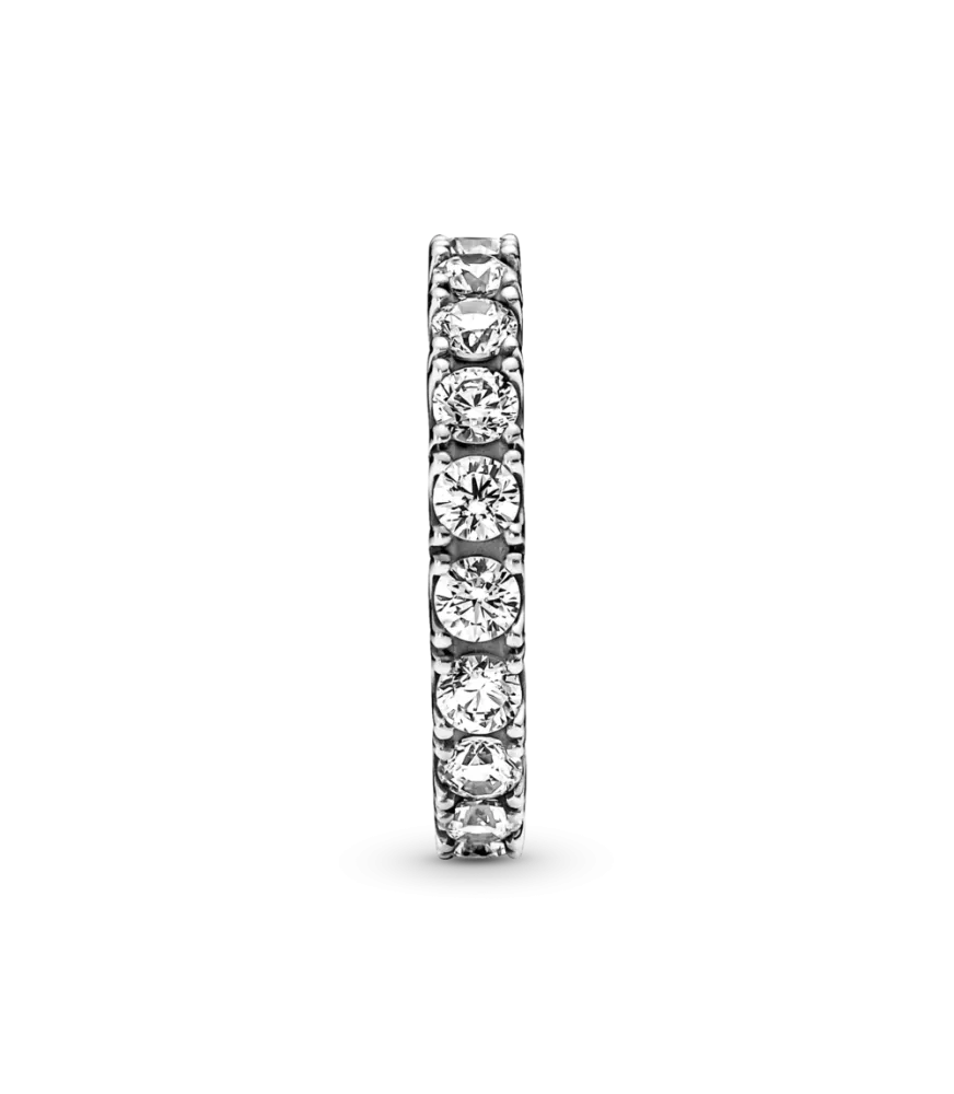 Anillo en plata de ley Eternity Brillante