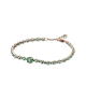 Pulsera con un recubrimiento en oro rosa de 14k Pavé Brillante