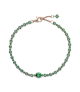 Pulsera con un recubrimiento en oro rosa de 14k Pavé Brillante