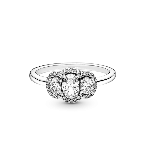 Anillo en plata de ley Eternity Brillante