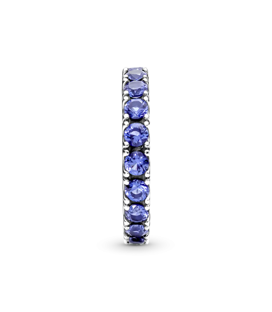 Anillo en plata de ley Eternity Brillante