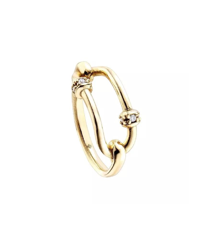 ANILLO ARCO DE DURAN EXQUSE DE PLATA DORADA 00510096