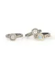 Anillo Sunfield en plata, oro 9k y con circonitas de colores.