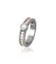 Anillo Sunfield en plata y con circonitas de colores.