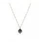Colgante Sunfield en plata, con piedras y circonitas de colores.