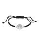 Pulsera Lotus Silver LP 1678-2/2, árbol de la vida nácar y macramé.