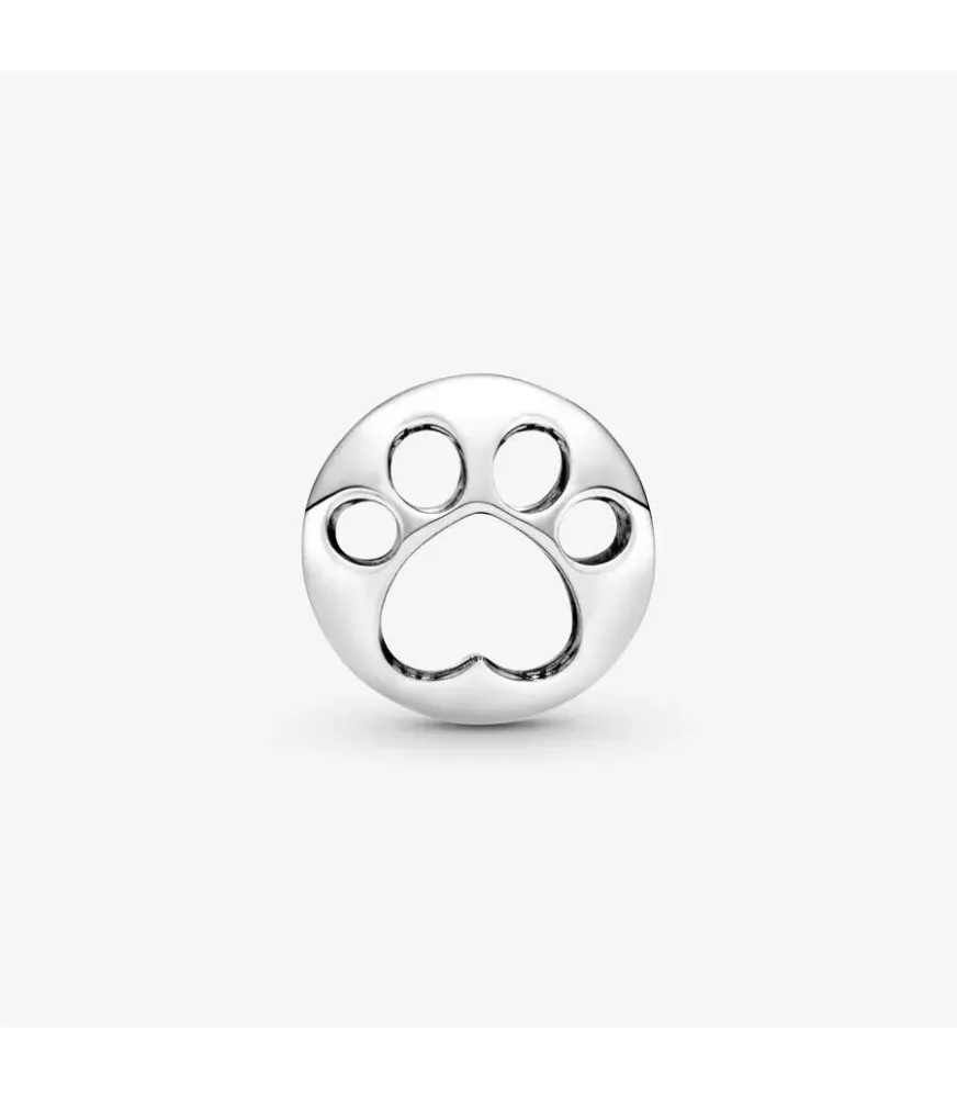 Charm huella de perro en plata de ley
