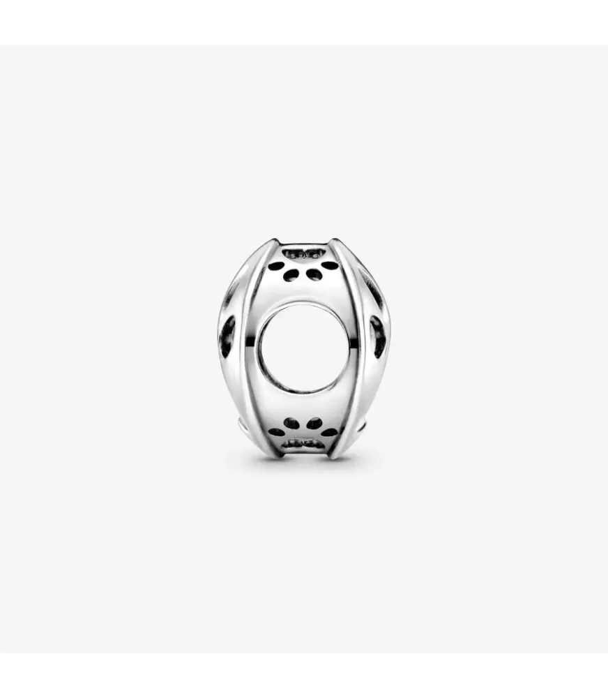 Charm huella de perro en plata de ley