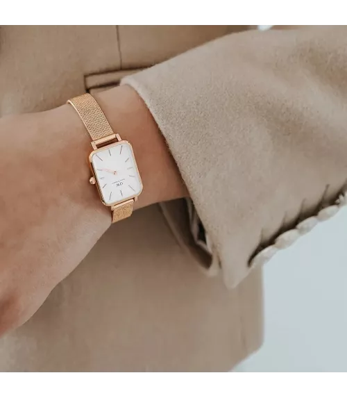 Reloj Daniel Wellington Quadro Pressed Melrose mujer DW00100431