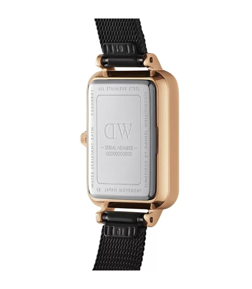 RELOJ DW QUADRO PRESSED ASHFIELD MUJER DW00100433